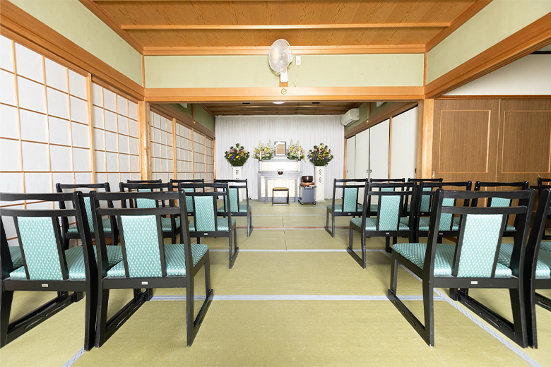 1日1組限定の家族葬専用式場