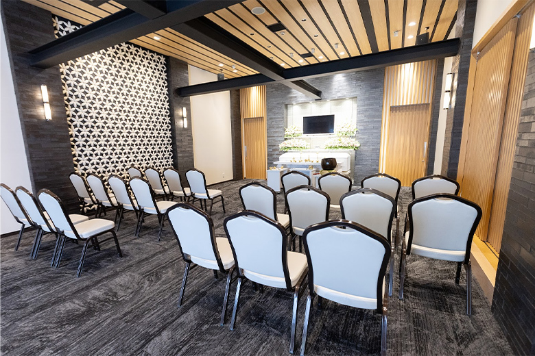 1日1組限定の家族葬専用式場