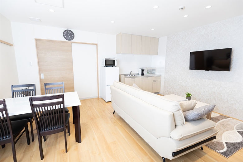 ゆっくりお過ごしいただけるよう、ご家族様控室を充実